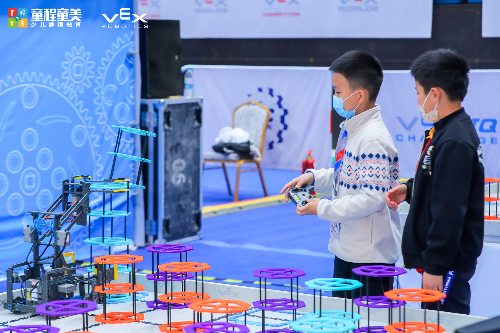 挑战"机器人奥运会,vex机器人大赛童程童美专场赛开启报名!
